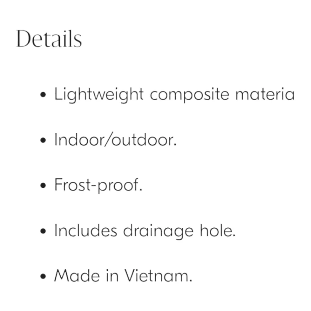 West Elm Radius Ceramic Indoor/Outdoor Tabletop Planters